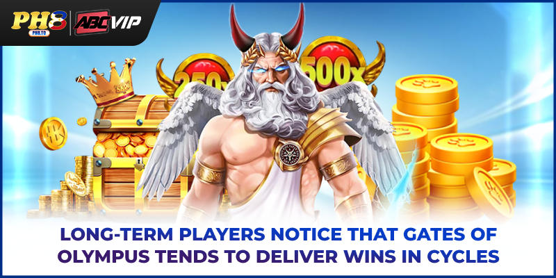 Long‑term players notice that Gates of Olympus tends to deliver wins in cycles